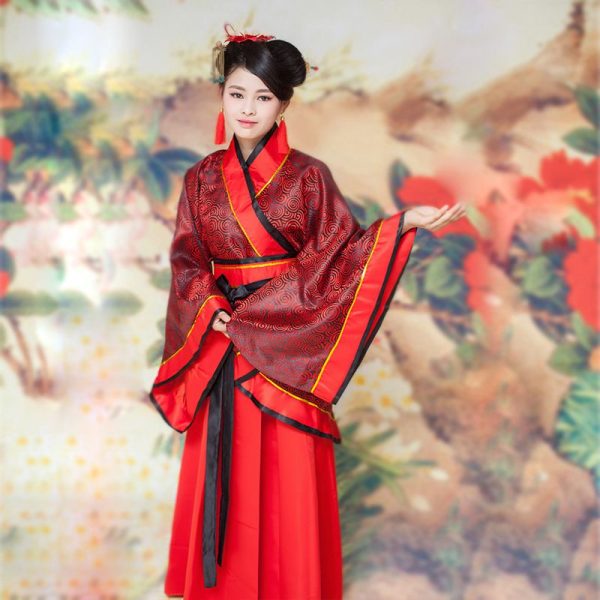 Han Dynasty Clothing Chinese Wedding Gown For Women Chinese Red Hanfu Dress 2 Han Dynasty Clothing | Chinese Wedding Gown for Women | Chinese Red Hanfu Dress