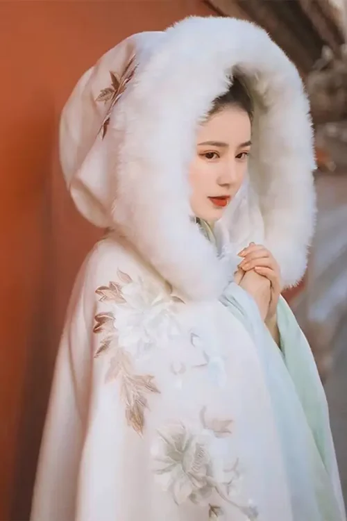 Kf S0d269a60ff2e4b4bb27bf5aad6a5ef2e5 Hanfu Cloak Women Chinese Traditional 2023 Winter Warm White Hooded Hanfu Cloak Cape Female Halloween Carnival Hanfu Cloak Women Chinese Traditional 2023 Winter Warm White Hooded Hanfu Cloak Cape Female Halloween Carnival Cosplay Costume