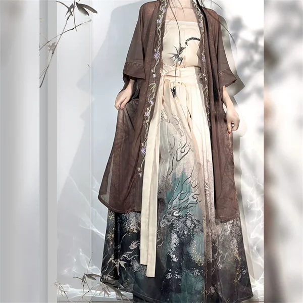 Kf S440087aebead4f099b2d64ba6343cad96 Hanfu Women Chinese Traditional Cosplay Costume Ancient Song Dynasty Hanfu Dress Spring Summer Sets Plus Size Hanfu Women Chinese Traditional Cosplay Costume Ancient Song Dynasty Hanfu Dress Spring Summer Sets Plus Size XL