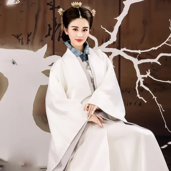 Kf H76453f77e3ed4e7ba05faad6a6ca3314c Ming Dynasty Empress Princess Drama Costume Female White Hanfu Simplified Version For Tv Play The Imperial Ming Dynasty Empress Princess Drama Costume Female White Hanfu Simplified Version for TV Play The Imperial Doctress