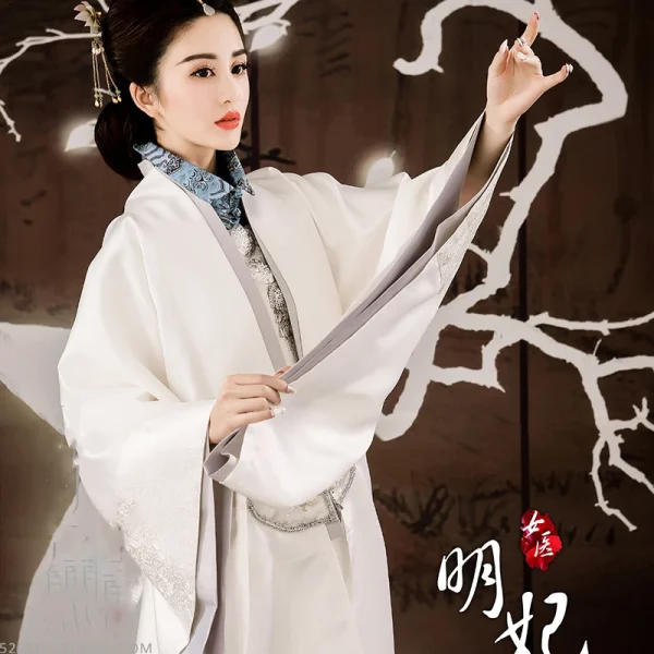 Kf H85ca4d50b87a414f920be4c960226285y Ming Dynasty Empress Princess Drama Costume Female White Hanfu Simplified Version For Tv Play The Imperial Ming Dynasty Empress Princess Drama Costume Female White Hanfu Simplified Version for TV Play The Imperial Doctress