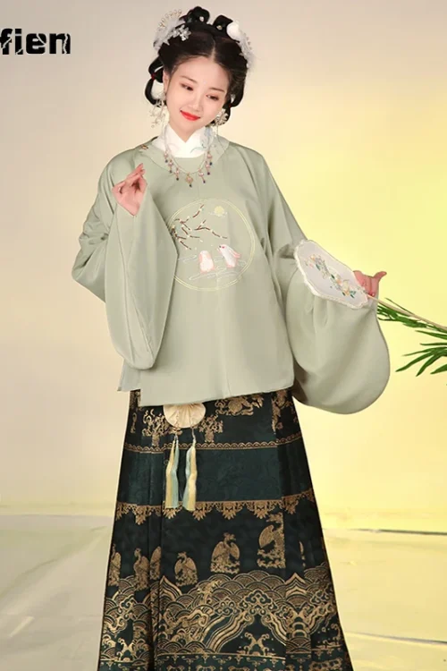 Kf He3082859e8b14823bcae933d7a2840aa8 Chiese Traditional Hanfu Costume Woman Ming Dynasty Woman Clothes Thick Oriental Tang Suit Folk Dance Clothing Chiese Traditional Hanfu Costume Woman Ming Dynasty Woman Clothes Thick Oriental Tang Suit Folk Dance Clothing Satge Performance