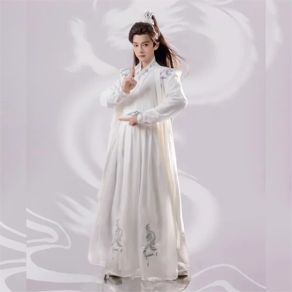 Kf S01c7bf79c6c941c586218c2d6c12cc9fx Original Men S Embroidery Hanfu Traditional Spring Summer Cross Collar Chivalrous Knight Costume Retroancient Swordsman Clothing Original Men's Embroidery Hanfu Traditional Spring Summer Cross Collar Chivalrous knight Costume RetroAncient Swordsman Clothing