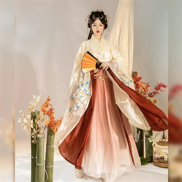 Kf S03702ed1a73e44b7968a4bb59970252d4 Ancient Traditional Chinese Clothing Women Vintage Elegant Fairy Hanfu Dress Set Song Dynasty Female Sweet Dance Ancient Traditional Chinese Clothing Women Vintage Elegant Fairy Hanfu Dress Set Song Dynasty Female Sweet Dance Stage Costumes