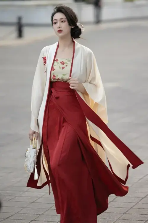 Kf S06174c21e78e4736b448c60434f5ee38u Red Skirt 3pc Set Traditional Chinese Elegant Casual Modern Hanfu Red Floral Song Dynasty Spinning Sling 3Pc Set Traditional Chinese Elegant Casual Modern Hanfu Red Floral Song Dynasty Spinning Sling Skirt Robe Set