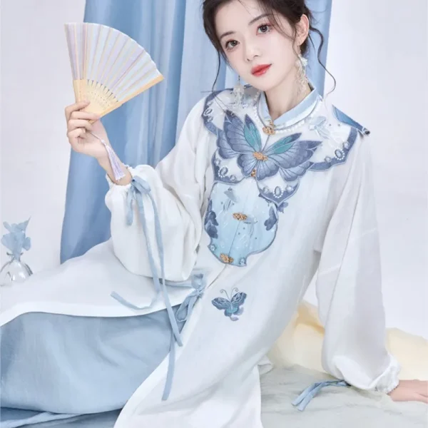 Kf S073f55082e624b21a6fa76f0d5af5a16v Ming Dynasty Caftan Sundress Cloud Shoulder Original Improved Hanfu Dress Women S Summer Autumn Hanfu Dress Ming Dynasty Caftan Sundress Cloud Shoulder Original Improved Hanfu Dress Women's Summer Autumn Hanfu Dress Costume