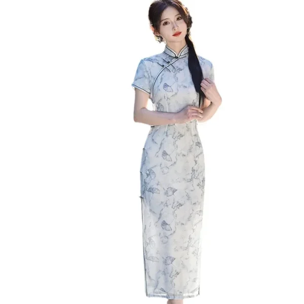 Kf S09ec5df09851453f93cd862381a3995fu Vintage Chinese Style Dress Women Elegant Qipao Print Flower Cheongsam Plus Size 4xl Vestidos New Year Vintage Chinese Style Dress Women Elegant Qipao Print Flower Cheongsam Plus Size 4XL Vestidos New Year Chinese Dresses