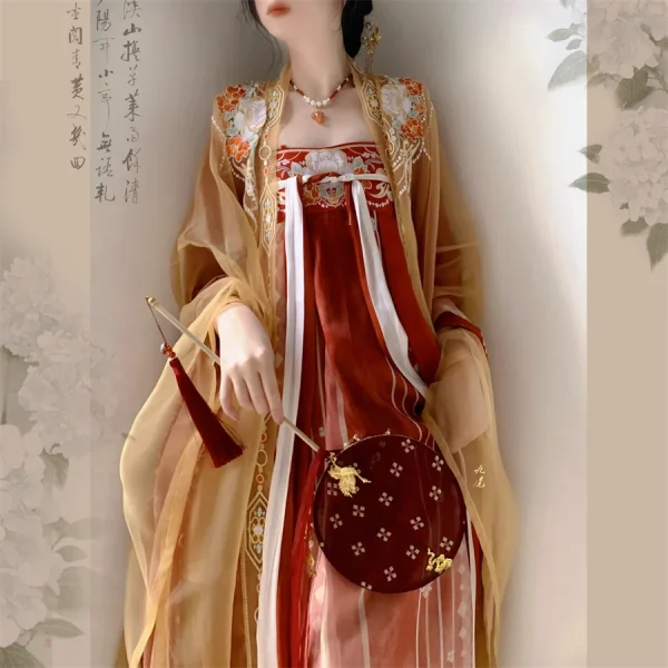 Kf S0ac8b62d529447878782fc1e8472d9c3a Chinese Hanfu Dress Carnival Fairy Cosplay Dress Embroidered Ancient Costume Pink Loose Sleeved Fairy Elegant Woman Chinese Hanfu Dress Carnival Fairy Cosplay Dress Embroidered Ancient Costume Pink Loose-sleeved Fairy Elegant Woman Dance Dress