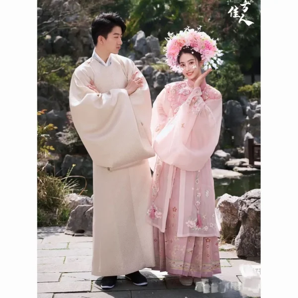 Kf S101118a99a184f85a12da86ff30eb152q Original Ming Dynasty Pink Stand Collar Butterfly Cloud Shoulder Embroidered Hanfu Dresses Women Elegant Hairpin Flower Original Ming Dynasty Pink Stand Collar Butterfly Cloud Shoulder Embroidered Hanfu Dresses Women Elegant Hairpin Flower Costumes