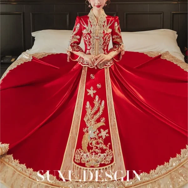 Kf S147a75acdc4d4ce59dcce451e70ad507p New Chinese Style Wedding Clothes Toast Clothing Dress Couple Suit New Chinese Style Wedding Clothes Toast Clothing Dress Couple Suit