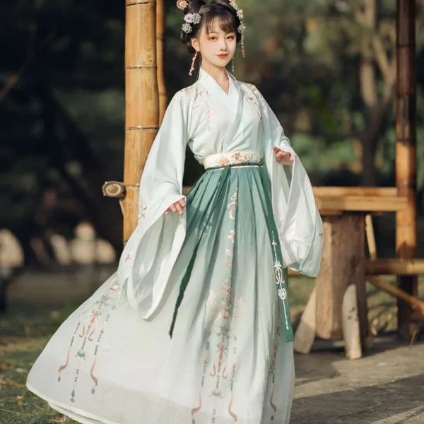 Kf S171df77afc1f4615b49170068f040db2c Chinese Style Hanfu Dress Women Traditional Elegant Floral Embroidery Princess Dresses Oriental Fairy Cosplay Stage Dance Chinese Style Hanfu Dress Women Traditional Elegant Floral Embroidery Princess Dresses Oriental Fairy Cosplay Stage Dance Robe