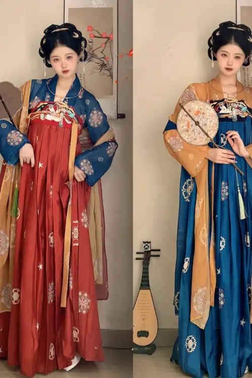 Kf S19156676ad774231a002e26ebcc0637f2 3pcs Set Chinese Ancient Clothes Hanfu Dress For Women Girls Halloween Party Carnival Cosplay Tang Dynasty 3Pcs/set Chinese Ancient Clothes Hanfu Dress For Women Girls Halloween Party Carnival Cosplay Tang Dynasty Costume Han Fu Dress