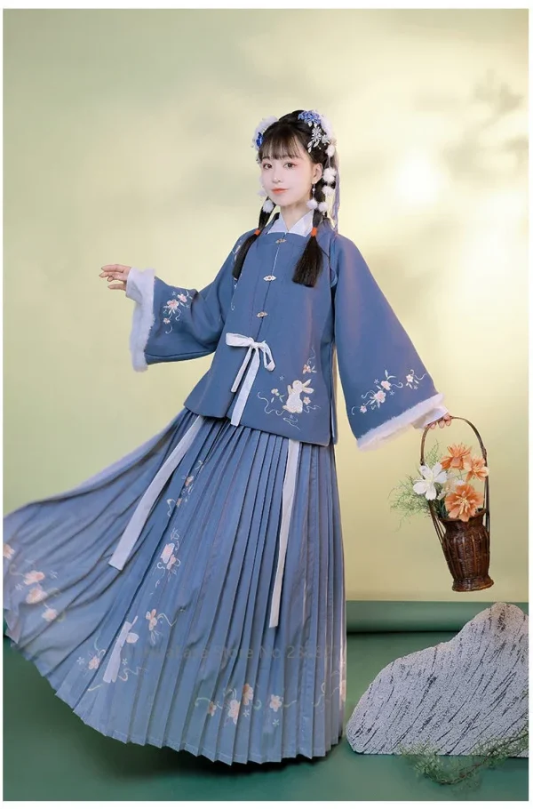 Kf S1b3a55d79eae4726a7efcc46041360fdd Water Hanfu Women Winter Chinese Ancient Traditional Clothing Fairy Princess Cosplay Costume Retro Ming Dynasty Elegant Hanfu Women Winter Chinese Ancient Traditional Clothing Fairy Princess Cosplay Costume Retro Ming Dynasty Elegant