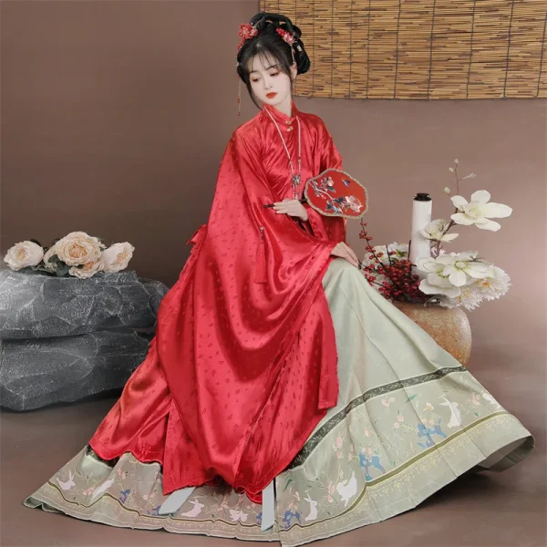 Kf S1b99817d9a454a0c8c090fbc4539a98dn Embroidered Print Flower Oriental Clothing Chinese Traditional Hanfu Ming Dynasty Style Horse Face Skirt Fairy Cosplay Embroidered Print Flower Oriental Clothing Chinese Traditional Hanfu Ming Dynasty Style Horse Face Skirt Fairy Cosplay Costumes