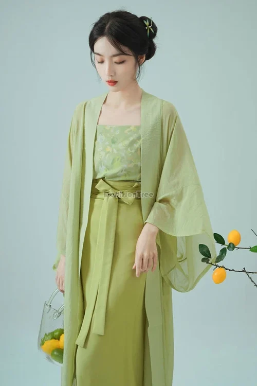 Kf S1c6e8a0c18eb4a5099795fe9ed09eaffs 2024 Hanfu Female Chinese Song Dynasty Printed Lace Hanfu Improved Daily Elegant Spring Summer Retro Three Hanfu female chinese song dynasty printed lace hanfu improved daily elegant spring summer retro three piece hanfu set