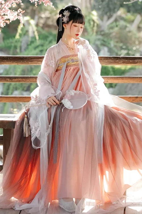 Kf S1ca1347223814f32aae88265a7abe5bdf Chinese Dress Song Dynasty Hanfu Chest Length Skirt Elegant Fairy Wide Sleeved Hanfu Cosplay Summer 2022 Chinese Dress Song Dynasty Hanfu Chest-length Skirt Elegant Fairy Wide-sleeved Hanfu Cosplay Summer Victorian Clothing