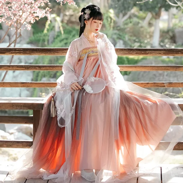 Kf S1ca1347223814f32aae88265a7abe5bdf Chinese Dress Song Dynasty Hanfu Chest Length Skirt Elegant Fairy Wide Sleeved Hanfu Cosplay Summer 2022 Chinese Dress Song Dynasty Hanfu Chest-length Skirt Elegant Fairy Wide-sleeved Hanfu Cosplay Summer Victorian Clothing