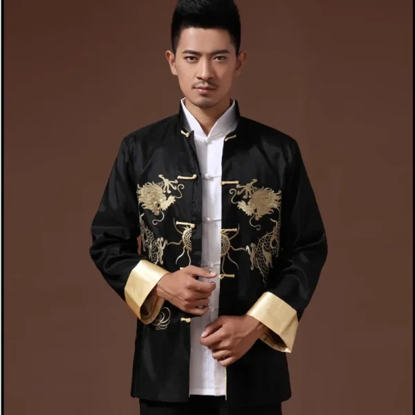 Kf S1f7d916af076456eb36ac455e2b4578ck Men Embroidered Tops Chinese Traditional Phoenix Printed Clothes Dragon Tang Suit Clothing Long Sleeve Festival New Men Embroidered Tops Chinese Traditional Phoenix Printed Clothes Dragon Tang Suit Clothing Long Sleeve Festival New Year Jacket