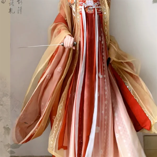 Kf S20a1bcaf554b496b8e2775582077e292f Chinese Hanfu Dress Carnival Fairy Cosplay Dress Embroidered Ancient Costume Pink Loose Sleeved Fairy Elegant Woman Chinese Hanfu Dress Carnival Fairy Cosplay Dress Embroidered Ancient Costume Pink Loose-sleeved Fairy Elegant Woman Dance Dress