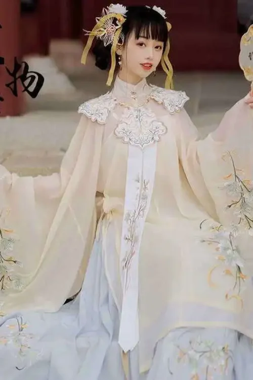 Kf S21a4f0b3e0b64b74acea2fe5438117c0t Hanfu Estilo chinês Tradicional Roupas Ming Dinastia Nuvem Ombro Stand Collar Dress Ancient Costume Fairy Elegant Hanfu Estilo chinês Tradicional Roupas Ming Dinastia Nuvem Ombro Stand Collar Dress Ancient Costume Fairy Elegant Suit