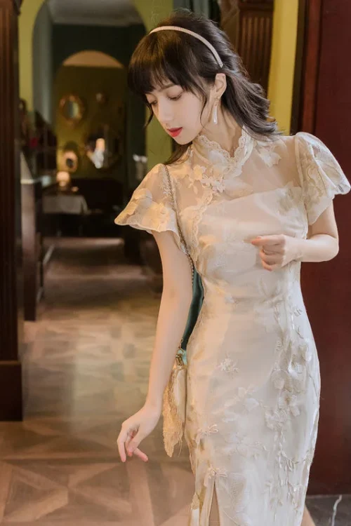 Kf S26ea4801264a447ab2313173ed8f5e2cp Cheongsam Embroidery Chinese Dresses Young Girls Dress Qipao Modern Weding Party Women Cheongsams Sexy Dress Elegant Cheongsam Embroidery Chinese Dresses Young Girls Dress Qipao Modern Weding Party Women Cheongsams Sexy Dress Elegant Summer