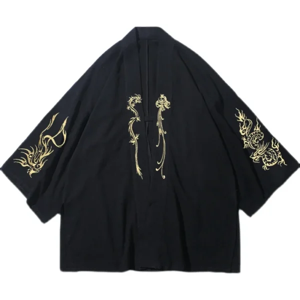 Kf S2b87bdbf58c240d588b555db772ef81cd Tai Chi Fashion Costume Embroidery Hanfu Men Chinese Style Linen Robe Cardigan Jacket Oversized Kimono 5xl Tai chi Fashion Costume Embroidery Hanfu Men Chinese Style Linen Robe Cardigan Jacket Oversized Kimono 5XL Ancient Coat Male