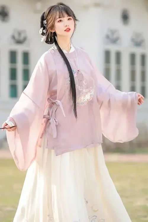 Kf S2fbb707e2d6a4b2e9f15346e635788474 Summer Original Ming Dynasty Rabbit Embroidered Hanfu Suit Purple Top Skirt Women S Clothing Sweet Fairy Summer Original Ming Dynasty Rabbit Embroidered Hanfu Suit Purple Top Skirt Women's Clothing Sweet Fairy Party Dresses