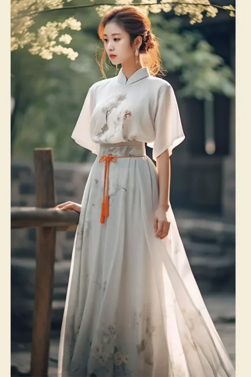 Kf S2feecfe988e74a98adc2c0fa22357d7et Improved Chinese Hanfu Female Retro Daily Tea Art Fairy Hanfu Dress Set Women Vintage Lady Oriental Daily Hanfu Dress