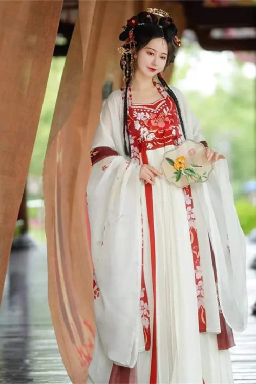 Kf S30e5c40352f4423dafde12dce8d04646e Hanfu Dress Women Chinese Traditional Cosplay Costume Tang Dynasty Ancient Hanfu Summer Dress Red White Stage Hanfu Dress Women Chinese Traditional Cosplay Costume Tang Dynasty Ancient Hanfu Summer Dress Red&White Stage Dance Dress