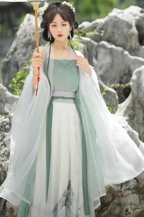 Kf S34672357932642579945e7e2441eb50di 2024 New Women Hanfu Classical Elegance Dance Costume Lady Chinese Style Simple Song Dynasty Tender Beauty New Women Hanfu Classical Elegance Dance Costume Lady Chinese Style Simple Song Dynasty Tender Beauty Ancient Clothes