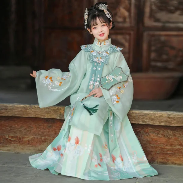 Kf S3770e3e0c8844897b955316202c52b0em Vintage Chinese Traditional Ming Dynasty Cloud Shoulder Hanfu Girl Embroider Dress Costumes Fairy Princess Kids Perform Vintage Chinese Traditional Ming Dynasty Cloud Shoulder Hanfu Girl Embroider Dress Costumes Fairy Princess Kids Perform Dresses