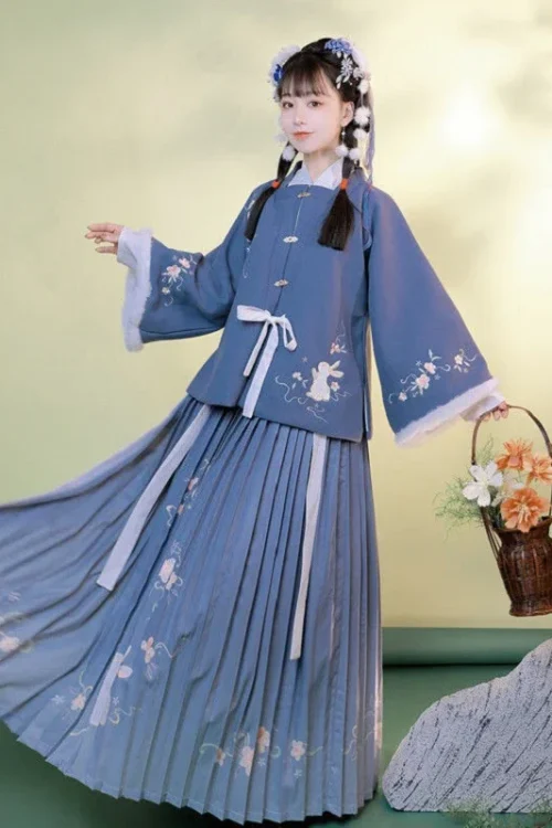 Kf S3966be71445e4fd9bcb282007f0024d2t Water Hanfu Women Winter Chinese Ancient Traditional Clothing Fairy Princess Cosplay Costume Retro Ming Dynasty Elegant Hanfu Women Winter Chinese Ancient Traditional Clothing Fairy Princess Cosplay Costume Retro Ming Dynasty Elegant