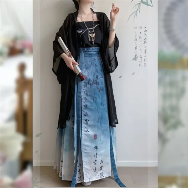 Kf S3a169fc356264858bfcc1d42a0283af7o Chinese Style Women Youth Chinese New Year Outfits Falda Hanfu Mujer Ming Dynasty Dress Mamianqun Skirt Chinese Style Women Youth Chinese New Year Outfits Falda Hanfu Mujer Ming Dynasty Dress Mamianqun Skirt Hanfu Modern