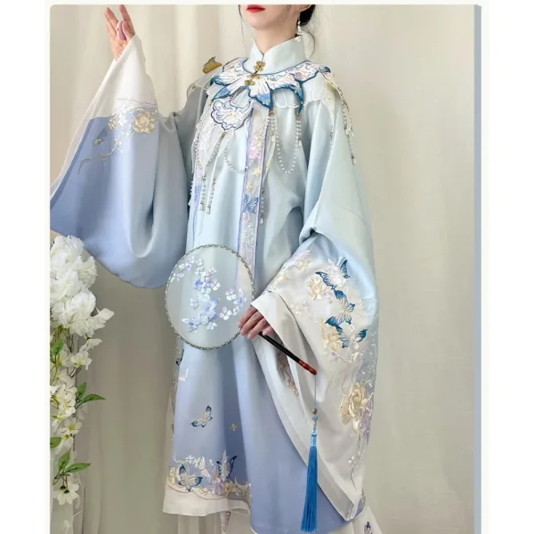 Kf S3d0a4c26849547558519f8628df30714u Hanfu Female Ming Dynasty Embroidery Collar Horse Face Skirt Three Piece Set Of Fall And Winter Hanfu Female Ming Dynasty Embroidery Collar Horse Face Skirt Three-piece Set of Fall and Winter Chinese Style Ancient Costume