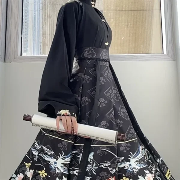 Kf S3d2147f8eec34638ab9e3d54ae2a1130h Traditional Chinese Modern Hanfu Women Horse Face Skirt Vest Mamianqun Embroidery Top Horse Face Skirt Two Traditional Chinese Modern Hanfu Women Horse Face Skirt Vest Mamianqun Embroidery Top Horse Face Skirt Two Piece Set 2024