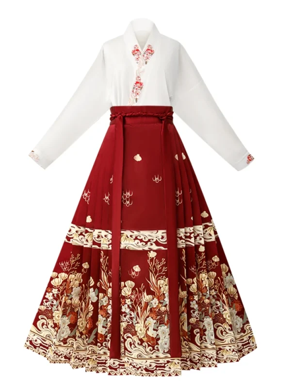 Kf S3d3d2c01b5484adc9b9c1d6b0f1056c3y Women Hanfu Dress Chinese Traditional Hanfu Dance Ancient Retro Ming Dynasty Hanfu Horse Face Skirt Princess Women Hanfu Dress Chinese Traditional Hanfu Dance Ancient Retro Ming Dynasty Hanfu Horse Face Skirt Princess Dance Costume