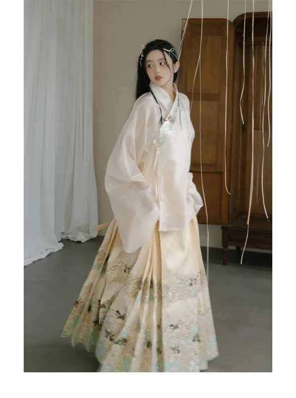 Kf S3ffe9ac02ff7425ab79fa947e03072f3h Pink Mamianqun Chinese Traditioanl Hanfu Ancient Ming Dynasty Traditional Clothing Costumes Woman Wedding Elegant Horse Face Pink mamianqun Chinese Traditioanl Hanfu Ancient Ming Dynasty Traditional Clothing Costumes Woman Wedding Elegant Horse face