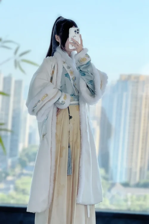 Kf S45e173556f84467c9f8da4d9ae197a49c Chinese Style Winter Hanfu Song Dynasty Female Winter Style Plus Velvet Antique White Hanfu Chinese Style Winter Hanfu Song Dynasty Female Winter Style Plus Velvet Antique White Hanfu