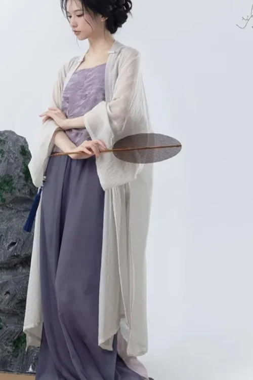 Kf S4a931438739e471e8fd786cc9516f5afi Song Dynasty Style And Han Element Improvement Original Chinese Hanfu Female Spring And Summer Green Long Song Dynasty Style and Han Element Improvement Original Chinese Hanfu Female Spring and Summer Green Long Shirt Song Pants