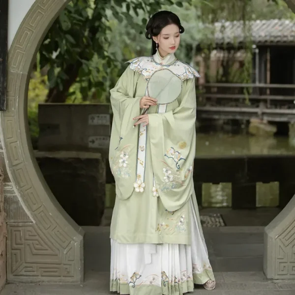 Kf S4aa58d2af65541c798154aacef8bc2ddc Apring Ming Dynasty Heavy Industry Embroidery Cloud Shoulder Late Ming Style Stand Collar Red Wedding Horse Ming Dynasty Heavy Industry Embroidery Cloud Shoulder Late Ming Style Stand Collar Red Wedding Horse Skirt Hanfu