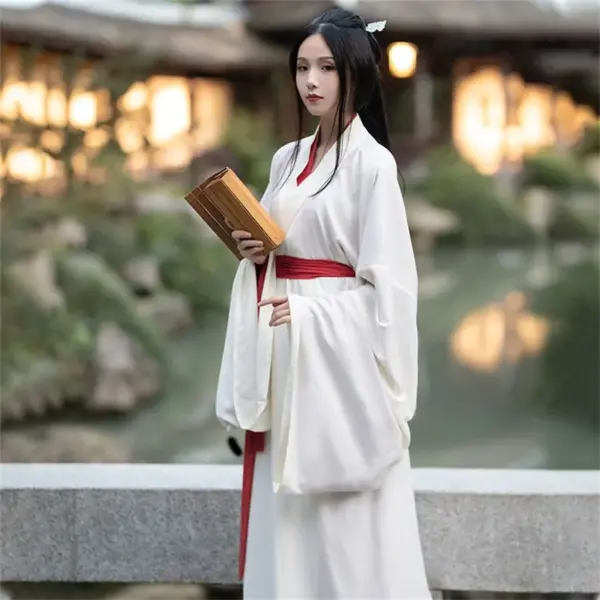 Kf S4c33e44948d941daa135b15f16babc32f White Hanfu Dress Women Ancient Chinese Female Halloween Fairy Cosplay Costume Summer Dress Hanfu Dress Plus White Hanfu Dress Women Ancient Chinese Female Halloween Fairy Cosplay Costume Summer Dress Hanfu Dress Plus Size