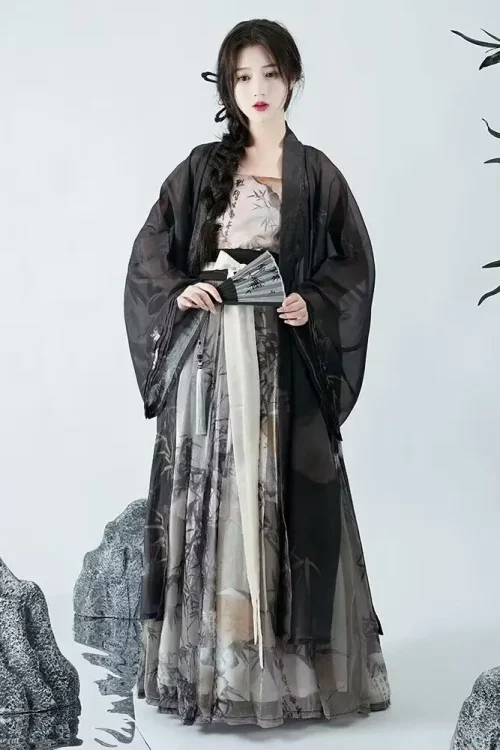 Kf S4c3a04a1aadd4848befaf52efd7aead8q 4xl Hanfu Dress Women Chinese Song Dynasty Modern Style Hanfu Oversized Cosplay Costume Summer Black Hanfu 4XL Hanfu Dress Women Chinese Song Dynasty Modern Style Hanfu Oversized Cosplay Costume Summer Black Hanfu Sets Plus Size 3XL