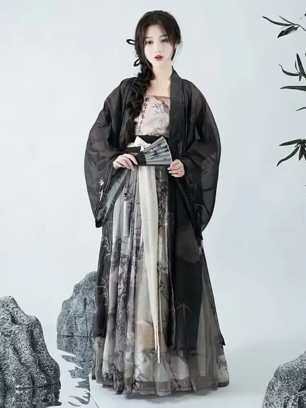 Kf S4c3a04a1aadd4848befaf52efd7aead8q 4xl Hanfu Dress Women Chinese Song Dynasty Modern Style Hanfu Oversized Cosplay Costume Summer Black Hanfu 4XL Hanfu Dress Women Chinese Song Dynasty Modern Style Hanfu Oversized Cosplay Costume Summer Black Hanfu Sets Plus Size 3XL