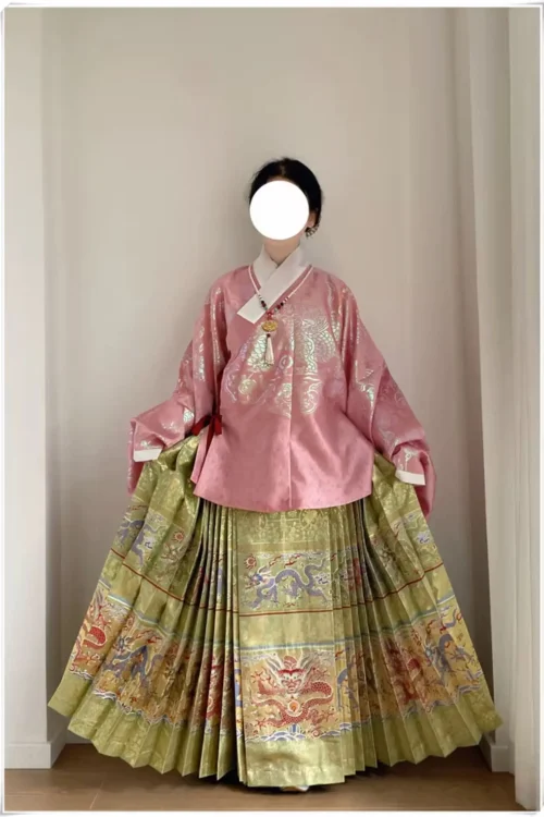 Kf S54b4f16f8f8f10469aab601899f1683d1bo Dinasti Ming Hanfu Wanita Pakaian Tradisional Cina Gaya Kuno Rok Wajah Kuda Rok Lipit Hanfu Antik Rok Lipit Hanfu Dinasti Ming Hanfu Wanita Pakaian Tradisional Cina Gaya Kuno Rok Wajah Kuda Rok Lipit Hanfu Antik Rok Lipit Hanfu Beberapa Warna