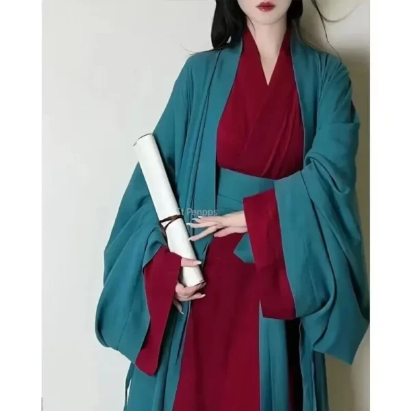 Kf S54df0f573fd940a2b5268ce86fa27fb7d Chinese Hanfu Dress Women Cosplay Costume 2023 Ancient Traditional Hanfu Dress Song Dynasty Hanfu Green Red Chinese Hanfu Dress Women Cosplay Costume Ancient Traditional Hanfu Dress Song Dynasty Hanfu Green Red Dress Robe