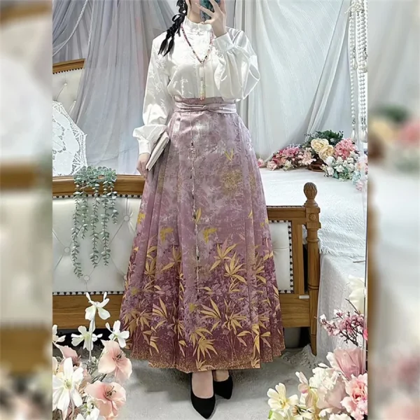 Kf S59b9f6cbd8d84c56a0db5a11b2d28991k Ming Dynasty Hanfu Horse Face Skirt Women Pleats Skirt Black Blue Red Shirt Skirt Sets Chinese Ming Dynasty Hanfu Horse Face Skirt Women Pleats Skirt Black Blue Red Shirt+Skirt Sets Chinese Traditional Hanfu Skirt Plus Size