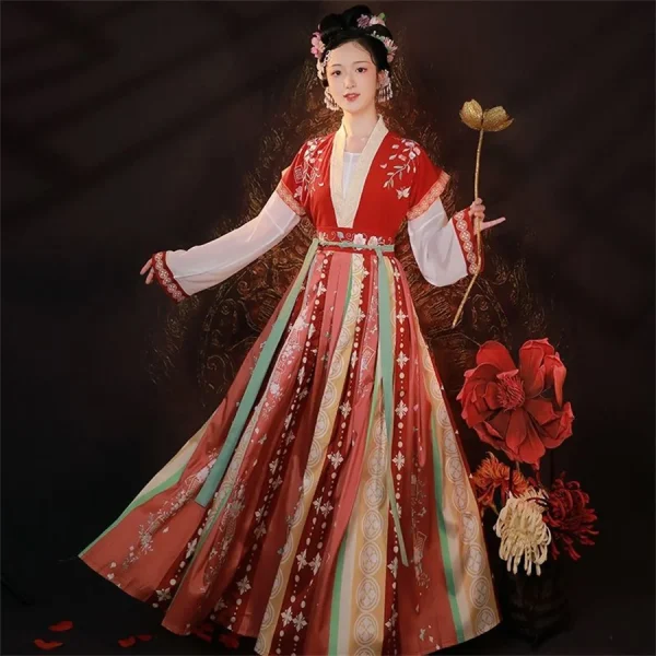 Kf S5a42cb58dca84842b845ec1cc44d852cf Traje de Hanfu Tradicional Chinês Mulher Antiga Dinastia Han Vestido Princesa Oriental Vestido Senhora Elegância Dinastia Tang Traje de Hanfu Tradicional Chinês Mulher Antiga Dinastia Han Vestido Princesa Oriental Vestido Senhora Elegância Dinastia Tang Dance Wear