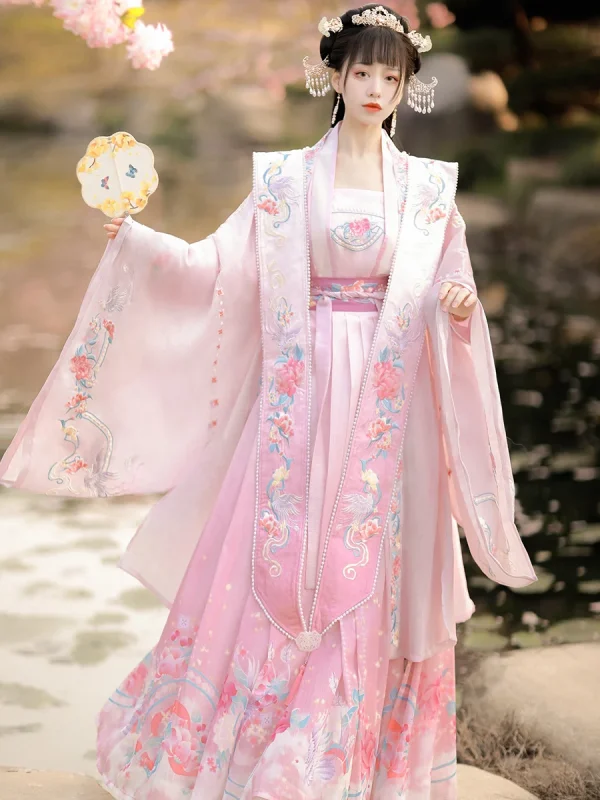 Kf S671db74d197f4102b17cf34fd449d7f2w Genuine Song Made Hanfu With Bird Songs And Fragrant Flowers Elegant Chinese Style Xiapei Ancient Costume Genuine Song made Hanfu with bird songs and fragrant flowers elegant Chinese style, Xiapei, ancient costume