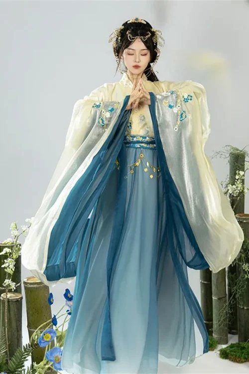 Kf S67e60e22294e4406bdaab0c29f1a6b034 Ancient Traditional Chinese Clothing Women Vintage Elegant Fairy Hanfu Dress Set Song Dynasty Female Sweet Dance Ancient Traditional Chinese Clothing Women Vintage Elegant Fairy Hanfu Dress Set Song Dynasty Female Sweet Dance Stage Costumes