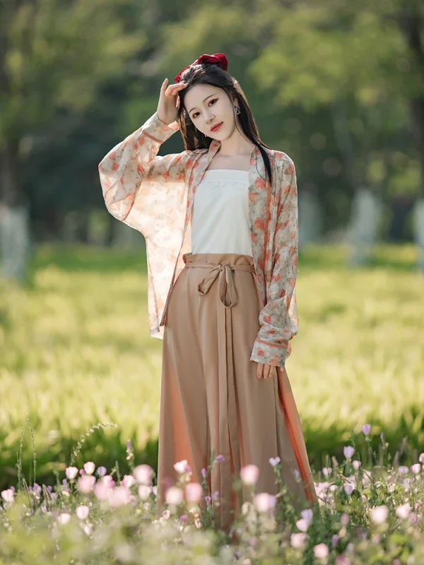 Kf S68485904bd8b4c1ab9eb3d2d79b6b4d9l Umi Mao Improved Hanfu Song Dynasty Style Ancient Costume Airplane Sleeves Song Pants Daily Commuting Summer Improved Hanfu Song Dynasty Style Ancient Costume Airplane Sleeves Song Pants Daily Commuting Summer Women's Set